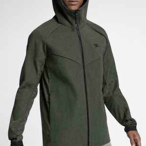 Nike Sportswear NSW Tech Pack  Full zip woven hoodie Green mens size Large